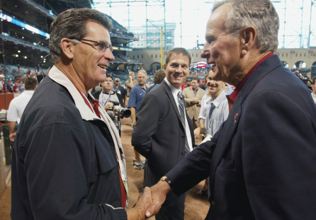 2005: Mike Shannon and George Bush